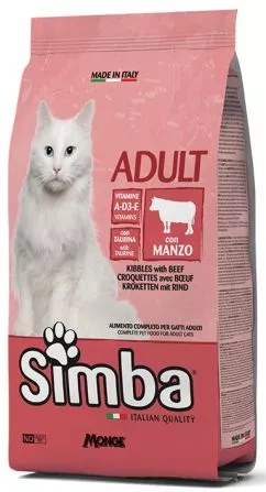 Сухий корм SIMBA Cat яловичина 0,4кг (70016001)