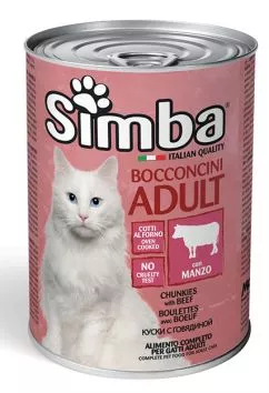 Влажный корм SIMBA Cat Wet говядина 0,415кг (70009607)