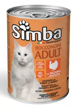 Влажный корм SIMBA Cat Wet индейка 0,415кг (70009522)