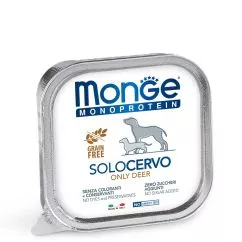 Влажный корм Monge Dog SOLO 100% оленина 0,15кг (70014175)