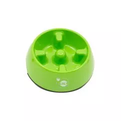 Миска для повільного харчування для собак KIKA, зелена, розмір M (SDML990052MZ)