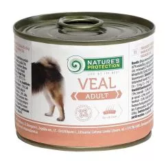 Вологий корм для дорослих собак всіх порід з телятиною Nature's Protection Adult Veal 200г (KIK24518)