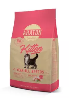 Cухий корм для кошенят Araton kitten 1,5кг (ART45644)