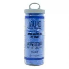 Полотенце Tauro Pro Line 64x43 см, синее (JOY63237)