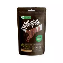 Ласощі для собак Nature's Protection Lifestyle Snack For Dogs Rawhide Sticks Twined By Duck 75г (SNK46149)