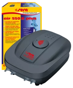 Воздушный компрессор Sera (Сера) Air Plus 550R Pump для пресноводных и морских аквариумов объемом до 550 л (08816)