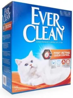 Наполнитель туалетов для кошек Ever Clean Fast Acting Мгновенный контроль запахов 10 л (123436)
