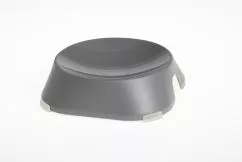 Миска пласка Fiboo з антиковзними накладками Flat Bowl, світло-сірий (FIB0092)