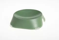 Миска плоская Fiboo с антискользящими накладками Flat Bowl, зеленый (FIB0087)