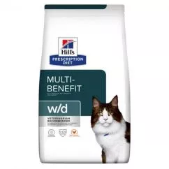 Сухой корм Hills Prescription Diet w/d для кошек 1.5 кг (606274)