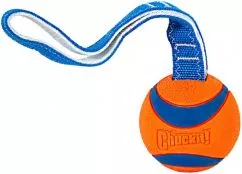Іграшка Chuckit! ULTRA TUG тенісний м'яч ультра з ручкою-ременем для собак середніх розмірів (231201)