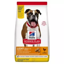 Сухой корм Хиллс SP Canine Adult Medium Breed Light 14 кг (604359)