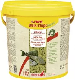 Корм для рыб Sera Wels-Chips Nature для сомиков 3,8кг 10л (00517)