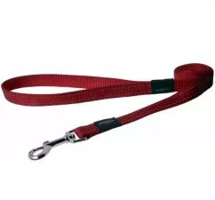 Повідець для собак зі світловідбиваючою ниткою Rogz Utility XL 1,2 м червоний (02854)