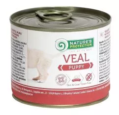 Влажный корм для щенков всех пород с телятиной Nature's Protection Puppy Veal 200г (KIK45086)