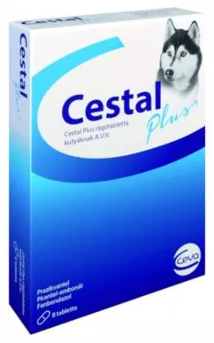Таблетки от глистов для собак Ceva Cestal Plus 8 таб (3411112259861)