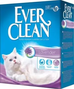 Наповнювач туалетів для кішок Ever Clean Lavander з ароматом лаванди 6 л (123455)