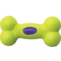 Іграшка KONG AirDog Squeaker Bone повітряна кістка для собак середніх порід М 7.6 x 15.9 x 4.4 см Жовтий (775296)