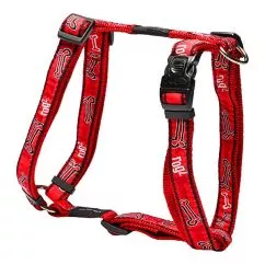 Шлей для собак Rogz FANCY DRESS M 32-52 см Красный (27581)