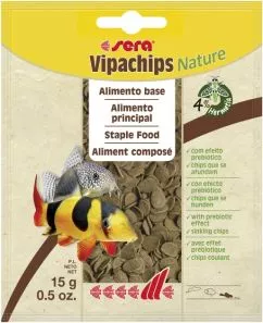 Корм Sera Vipachips Nature для донних риб у чіпсах 15 гр (00516)