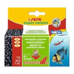 Угольный наполнитель для фильтров Sera super carbon 29 г (06854)