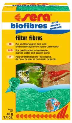 Синтетический наполнитель для фильтров Sera biofibres coarse большой 40 гр (08452)