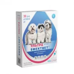 Ефектвет ультра протипаразитарні краплі для собак від 3 кг 1мл (5 піпеток), ВетСинтез (34740)