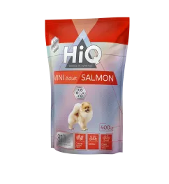 Сухий корм HiQ Mini Adult Salmon 400г (HIQ45875)