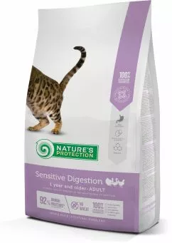 Сухой корм для взрослых кошек Nature's Protection Sensitive Digestion 7кг (NPS45768)