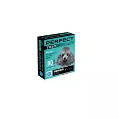 Краплі PerFect TRIO для собак до 4 кг 3 ампули по 0,6 мл (34766)