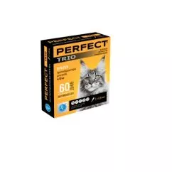 Капли PerFect TRIO для кошек 4-10 кг 3 ампулы по 0,8 мл (34760)