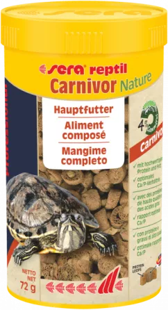Корм для мясоядных рептилий Sera Reptil Carnivor Nature 250 мл (72 гр) (01820)