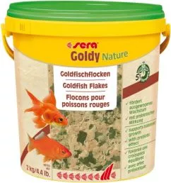 Корм для золотих рибок Sera Goldy Nature пластівці 2 кг (45381)