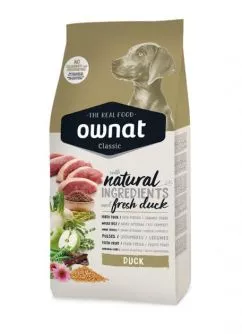 Сухой корм Ownat Classic Dog Adult Duck для взрослых собак с уткой 12 кг (14019)