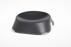 Миска плоская Fiboo Flat Bowl, без антискользящих накладок, темно-серый (FIB0134)
