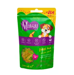 Ласощі Mavsy-LSDC03+LSDC04 Dental Care Veggi Stick Mix 120 g / Мавси, Вегетаріанські палички для догляду за зубами та яснами собак 120 г (LSDC03)
