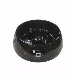 Миска для медленного питания для собак KIKA, черная, размер L (SDML990053BLJ)