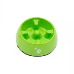 Миска для повільного харчування собак KIKA, зелена, розмір XL (SDML990054XLZ)