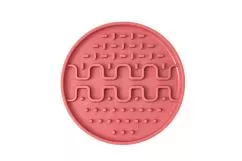 Килимок Fiboo для злизування ласощів та їжі Lollipop, Mini, рожевий (FIB0049)