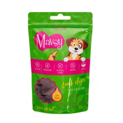 Ласощі Mavsy-lamb chips, 100 g / Мавси, Чіпси з м'яса ягня для собак, 100 г (LSL01)