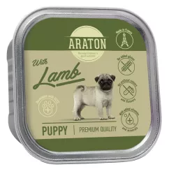 Вологий корм для цуценят з ягнятою Araton Puppy with Lamb, 150 г (KIK45702)