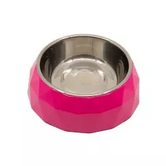 Миска для домашніх тварин KIKA Diamond, pink, розмір M (SDML991052MR)