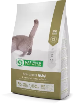 Сухой корм для стерилизованных котов Nature's Protection Sterilised 7кг (NPS45777)