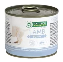 Вологий корм для цуценят всіх порід з ягнятиною Nature's Protection Puppy Lamb 200г (KIK24521)