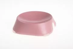Миска плоская Fiboo с антискользящими накладками Flat Bowl, розовый (FIB0088)