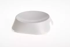 Миска пласка Fiboo з антиковзними накладками Flat Bowl, білий (FIB0093)