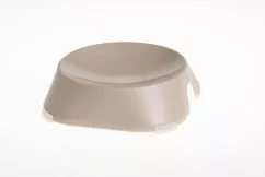 Миска пласка Fiboo з антиковзними накладками Flat Bowl, бежевий (FIB0090)