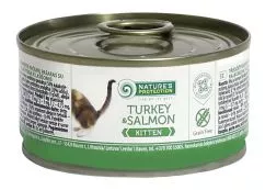 Влажный корм Nature's Protection Kitten Turkey&Salmon 100г (KIK24524)