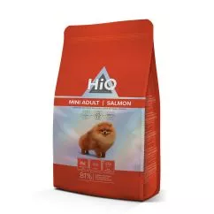 Сухий корм для дорослих собак малих порід HiQ Mini Adult Salmon 7кг (HIQ46384)