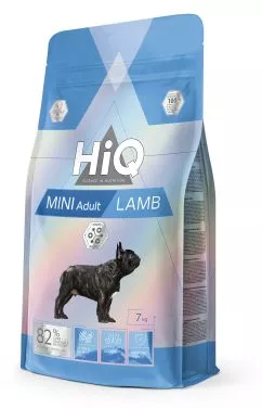 Сухий корм HiQ Mini Adult Lamb 7кг (HIQ45874)